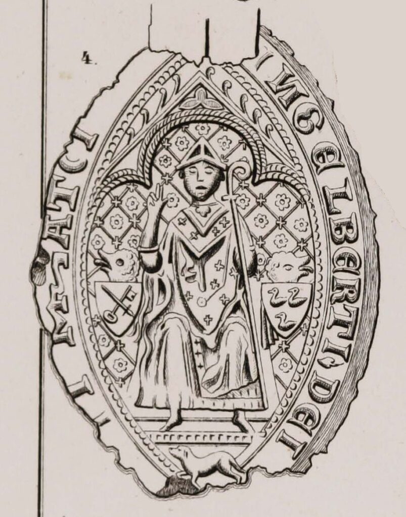 Seal of the bishop of Dorpat, 14th century 